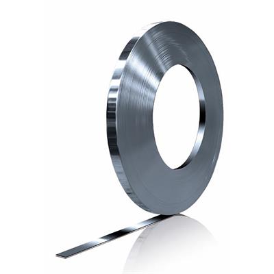 Alu Kappenband beidseitig schwarz ID=400 mm