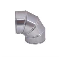Alu-Blechbogen 90° D=450 mm, R=275 mm