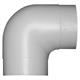ELRI PVC-Bogen 90° 133/35 mm