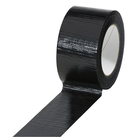 Gewebe Klebeband schwarz 50 mm/50 m (Betonklebeband), Gewebe-Klebeband - Indisol  AG
