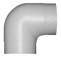 ELRI PVC-Bogen 90° 48/30 mm Typ W